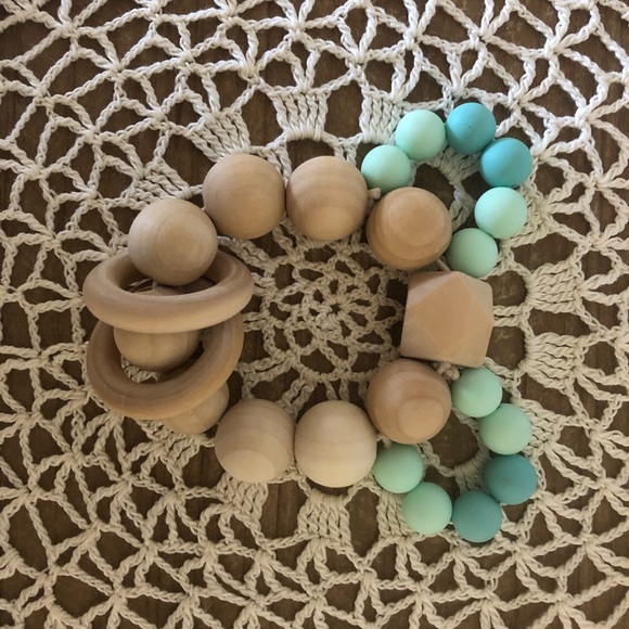NaturalCreations Other - Blue teething bunny NaturalCreations Other - Blue teething bunny